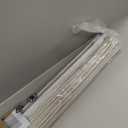 LazBlinds Cordless Cellular Shades, No Tools No Drill Blackout Honeycomb Shades Pleated Blinds for Windows, 26.5'' W x 48'' H, Silver White