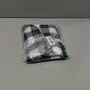 ASENKU Dog Winter Coat, Fleece Doggie Jacket Plaid Reversible Vest Waterproof Windproof Cold Weather Clothes for Small Medium Large Dogs (M, White)