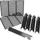 for Weber Genesis Grill Parts, 18.75" Grill Grates & 17" Flavorizer Bars - 66795/66095/66032 Replacement for Weber Genesis II/LX 300 Series (E/S-310 315 320 325 330 335)