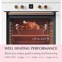 Uukrave Turkey Roasting Pan with Rack (U-Shaped), Extra Large 18.5 x 14.6 Inch Nonstick Roaster Pan for 25 lb Turkey or Chicken, Deep Oven Tray with Wide Handles, Heavy Duty Steel, Nontoxic