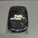 Graduation Gifts for Him - Crossbody Bag for Men, Sling Bag / Waist Pack for Travel & Sports, Initial White L, Black