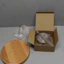 Kikumi Cheese Shaver, Spiral Cheese Curler with Beech Wood and 304 Stainless Steel Blade for Cutting and Chocolate, Home Parties, Restaurants