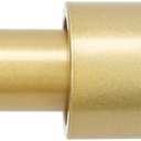 Curtain Rods for Windows 66 to 120 Inches, Adjustable Gold Curtain Rod for Outdoor 1 Inch Heavy Duty Modern Window Rods with Aluminum End Caps for Farmhouse Kitchen Bedroom Living Room