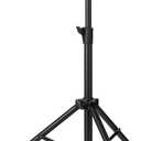 TENTEOTEN Electronic Mounting Stand with Plate, Portable Mounting Stand for Electronic Modules & Controller Multi Pads and Drum Pads (Black)