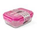 Manna™ Glass Bento Box - Pink, 1 ct 