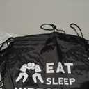 Chunful 6 Pieces Wrestling Sport Pack Cinch Sack Eat Sleep Wrestle Drawstring Backpack Wrestling Bag for Women Men Teens Wrestle Fans Sport Gym