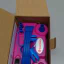 IDAODAN Electric Balloon Pump, Portable Electric Balloon Blower Machine Balloon Air Pump Dual Nozzle Rose Red 110V 600W Balloon Inflator for Party Decorations