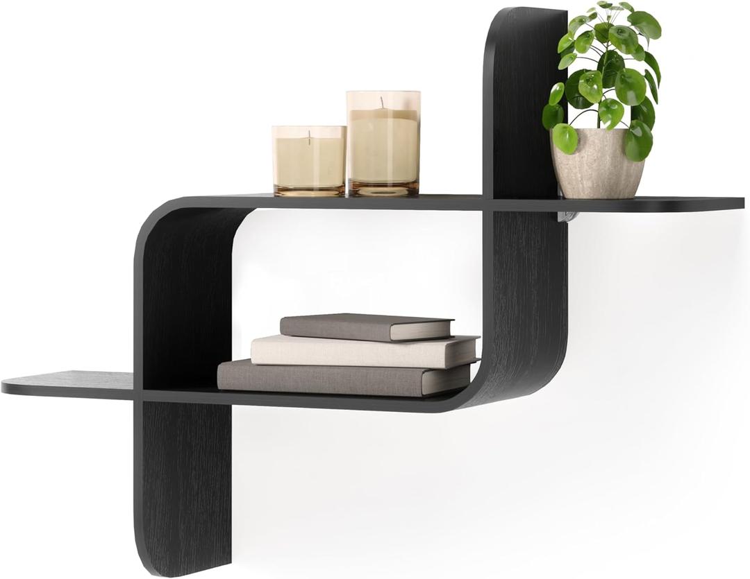 Umbra Montage Wall Shelf, Black