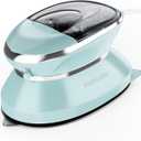 Travel Iron Mini with Steam for Clothes with Dual Voltage, Portable Mini Ironing Machine with Non-Stick Soleplate, Small Iron for Sewing, Quilting and Handcraft