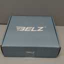 BELZ Bathroom Faucet, Single Handle Matte Black Sink Faucet for 1 or 3 Hole Installation, Modern Lead-Free Metal Vanity Faucet with Pop-Up Drain & Supply Hoses (Matte Black)