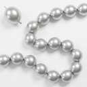 Silver Link Balloons, 60PCS Linking Balloons with Tail for Balloon Wall Arch and Chains, Quick Linkable Balloon for Wedding Birthday Baby Shower Engagement Graduation Party Decorations (6inch)