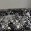 Outdoor Deck Lights 24 Packs, Smart RGBCW Fence Light, 100+ Scene Modes, Dual Lens LED String Lights with APP/Voice/Remote Control, IP65 Waterproof for Halloween Christmas Decor, 157ft Black