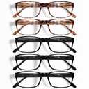 Gaoye Professional Reading Glasses for All Day - Computer Readers with Blue Light Protection - Value Pack +1.75