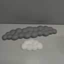 Cloud Wrist Rest for Computer Keyboard, Memory Foam Cloud Armrest Keyboard for Typing, Pain Relief, Ergonomic Mouse Pad, Wrist Support for Home, Office, Computer, Laptop, Gaming, Mac