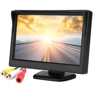 Car Monitor, 5 inch HD TFT LCD Car Rear View Camera Monitor Support PAL/NTSC System for Car Backup Camera.