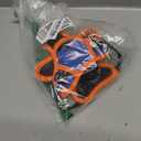 rabbitgoo Dog Harness No Pull with 2 Leash Clips, Adjustable Soft Padded, Reflective Oxford No Choke Pet Vest with Easy Control Handle for Puppy, Blue & Orange, XS