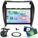 4Core 2G+64G Android Car Stereo for Toyota Camry 2012-2014 (No JBL), Wireless CarPlay Android Auto, 5G WiFi GPS, 10.1" 2.5D Touch Screen, Bluetooth FM RDS EQ SWC AHD Backup Camera