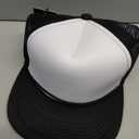 Vintage Foam Trucker Hat 2 Tone - White / Black