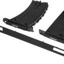 X AUTOHAUX 3pcs Car Cup Holder Set Trim Divers Passenger Side Retractable for BMW E90 E91 E92 E93 3 Series 05-14 51459173469 51459173463 51457138797 Car Copilot Cup Drink Holder Panel Black