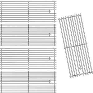 5 Pack 7mm Grill Grates Grids Replacement Parts for Bull 5 Burner Grills Bull Angus 57568 57569 57568CE 57568AGA 57569CE 65073 Lion Premium 90000 OEM 16517