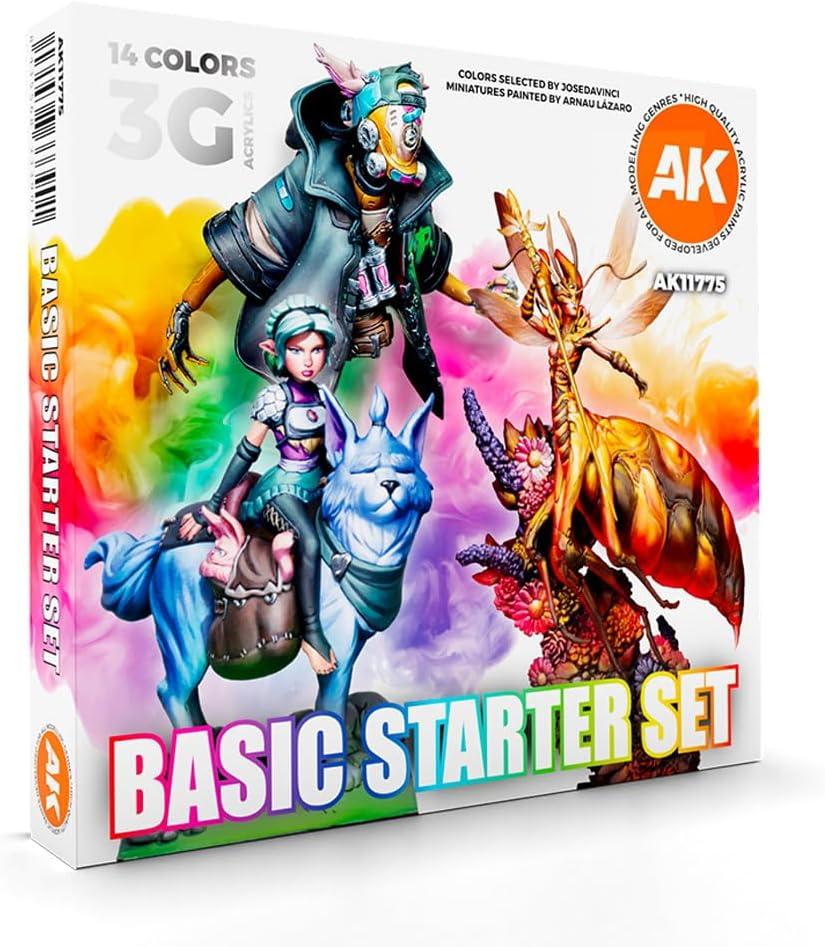 AK Interactive 3G Acrylics Basic Starter Set - AK11775