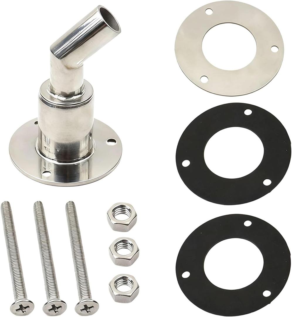 60cm Set Heater Exhaust Pipe with 22mm/24mm Thru Hull Exhaust Fitting Tube Pipe Socket