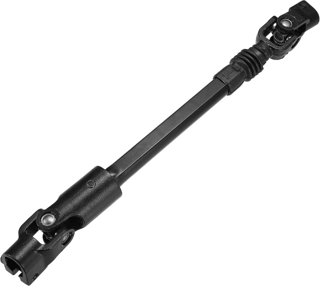 Motoforti Lower Power Steering Shaft, for Jeep Cherokee 1984-1994, Metal, No.4713943, Black