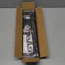 Curtain Rods 2 Pack 5/8 inch Black Curtain Rods for Windows 30 to 60 Inch with Brackets Easy to Install for Bedroom Living room Kitchen