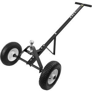 Trailer Dolly, Trailer Mover Dolly for Watercraft Small Boat Moving, 600LBS Capacity, 1-7/8 Hitch Ball with 12 Solid Tires, Black Powder Coated Steel