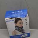 Velpeau Neck Brace for Neck Pain and Support, Soft Cotton Pads, Cervical Collar Restricting Cervical Motion, Relieves Discomfort and Spine Pressure (Neck circumference 11.5-16.5" Air Pads Version)