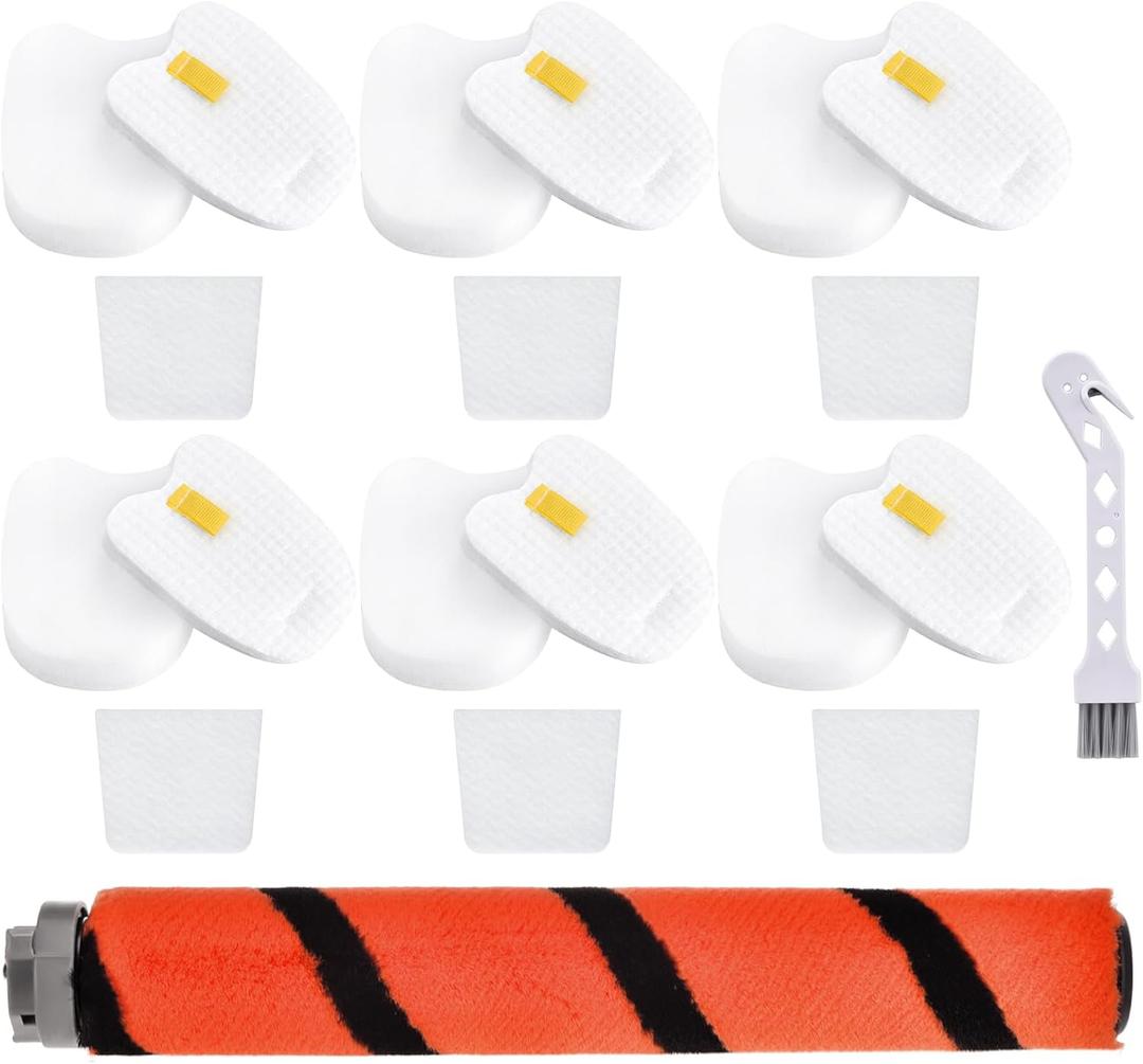 Brush Roller Filter Replacement Compatible with Shark Rocket APEX DuoClean Vacuum ZS360, ZS360C, ZS361C, ZS362, QS360Q Compare to Part XPSTFH380, 238FP360, XPMFK320