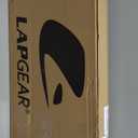 LAPGEAR Home Office Lap Desk with Device Ledge, Mouse Pad, and Phone Holder - Black Carbon - Fits up to 15.6 Inch Laptops - Style No. 91588