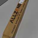ALLZONE Heavy Duty Tension Shower Curtain Rod 28-42 Inches for Bathroom, Window, Non-Slip, Adjustable with Strong Spring Pole for Closet, Doorway, No Rust, No Drilling, White