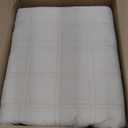 HORIMOTE HOME 100% Cotton Quilt Queen Size Beige Bedspread, Pre-Washed 3-Piece Cozy Lightweight Stitching Decorative Bedding Cover Coverlet Set with 2 Shams in Geometric Pattern for All Season