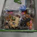 Alphabet Learning Toys for Toddlers, Word Work Small Group Set with 104 Phonics Flash Cards and 26 Animal Figurines, Fun Education Classroom Supplies Alphabet Sounds Teaching Games for Kids