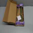 IPOPU 15pcs Daisies Artificial Flowers Faux Purple Daisies Flowers 12" Fake Wildflowers Flower Silk Flowers for Floral Arrangements Wedding Home Garden Decor (Purple)