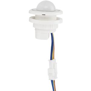 QDenglamp.Motion Sensor Light Switch PIR Sensor Smart Detection Time Delay Adjustable Infrared Induction Detector for Strip LED Ceiling Lamp (5V-24V)