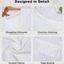 Shawl Wraps for Women Knotted Shawls Travel Casual Scarf Cape Shoulder Tops Fashion (Dark Blue)