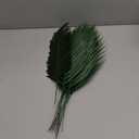CCINEE 16 PCS Artificial Palm Leaves, Faux Large Palm Fronds Fake Tropical Plant Simulation Safari Leaves with Stems for Home Hawaiian Luau Party Jungle Beach Theme Party Decoration