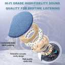 2026 New Sleep Pillow Speaker, Bluetooth Pillow Speaker with White Noise Timer Wireless Sleep Aid with Stereo Bass Private Sleep Headphones for Adult Kids, Blue 