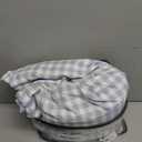 Nayoroom Gingham Duvet Cover Queen Size Blue White Plaid Checkered Comforter Cover Grid Farmhouse Bedding Set 3 Pcs Soft Breathable Washed Microfiber Gifts for Women Men