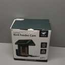 Bird Feeder with Camera Solar Powered : Smart Camera Bird Feeder 2K Live Feed Cam for Outdoor Backyard - Ai Identify Auto Capture Videos Pictures, Gifts for Birdlover Mom Dad, 2.4GHz WiFi (White Green)