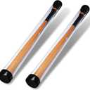 Pangda Baseball Bat Display Case 36 Inches Mahjong Mat Case Protected Plastic Baseball Bat Display Tube Box for Desk Wall(2 Sets)