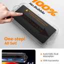 iGluz 4 Pack Ultra-Sensitive Tempered Glass Screen Protector for Samsung Galaxy S25/S24 6.2", Shatterproof HD Clear Glass with Self-Aligning Easy Installation, Case-Friendly Durable Design