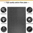 Carbon Fiber Sheet, 200300MM 0.5mm 1.0mm 2mm 2.5mm 3.0mm 4.0mm 4.5mm 5mm, 3K Full Carbon Fiber Board 100% Twill Weave Glossy Surface Carbon Fiber Plate