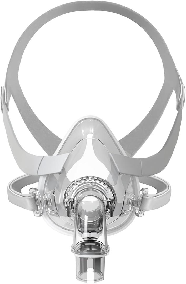 CPAP Masks, Full Face CPAP Mask with Headgear, Replacement Frame System for AirFit F20, Full Cover Assembly Set, Includes Elbow and Cushion, Large