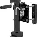 1200 lbs Trailer Jack with Wheel, 10" Lift, Bolt On Tongue Jack for RV, Boat, Trailer and More