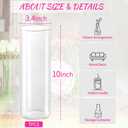 7pcs Glass Cylinder Vases for Centerpieces - 10 Inch Tall Glass Vases for Flower, Clear Flower Vase Bulk Floating Candle Vase for Table Centerpiece Wedding Home Decor
