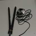 HOT TOOLS Pro Artist Black Gold Ionic 1 Inch Flat Iron - Use as Straightener for Sleek Straight Hair or Use Rounded Edges for Shiny Curls and Waves, Stylist-Preferred Styles