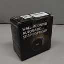 Automatic Soap Dispenser Liquid Bathroom: Wall Mount Rechargeable Touchless Adjustable Auto Smart Electric Plastic White Soap Dispenser with Clock - Kitchen - Hand Dish Lotion Couple Kids